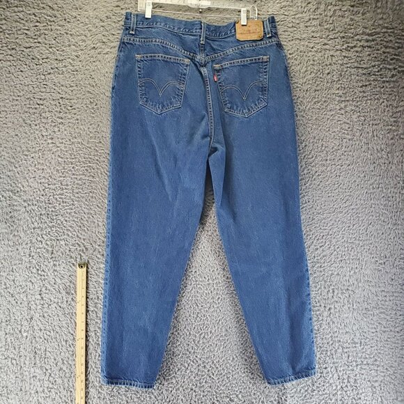 Levis Jeans Womens 18 Blue 550 Relaxed Fit Tapered Leg Classic Denim - Picture 1 of 13